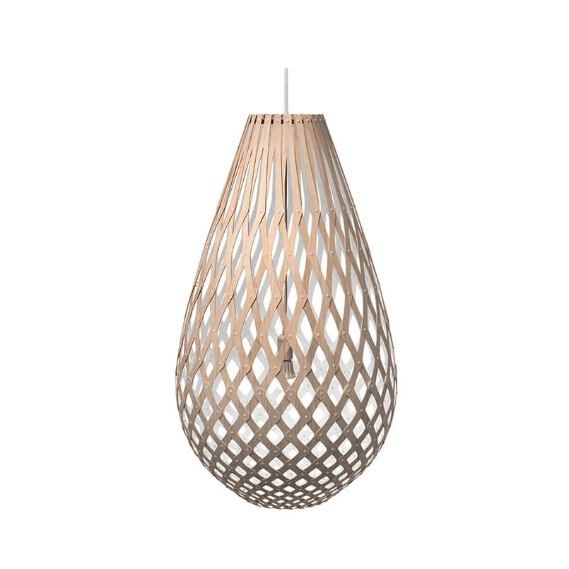 david trubridge - Koura Riippuvalaisin H120 1 Sivu Valkoinen – david trubridge