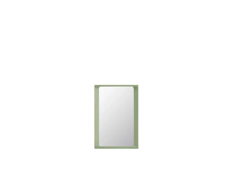 Muuto - Arced Mirror 80x55 Light Green – Muuto