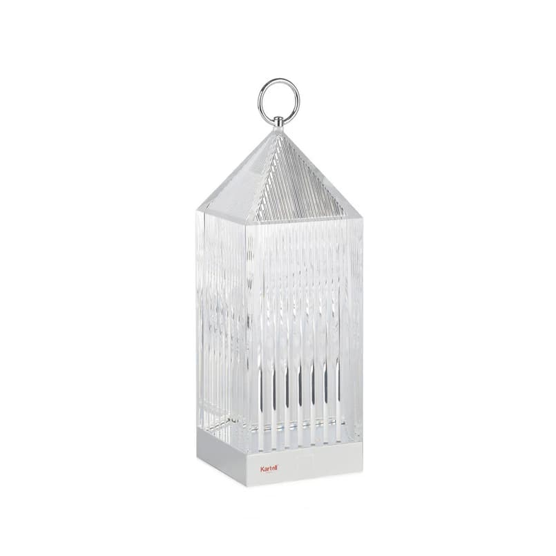 Kartell - Lantern Portable Pöytävalaisin V2 Crystal – Kartell