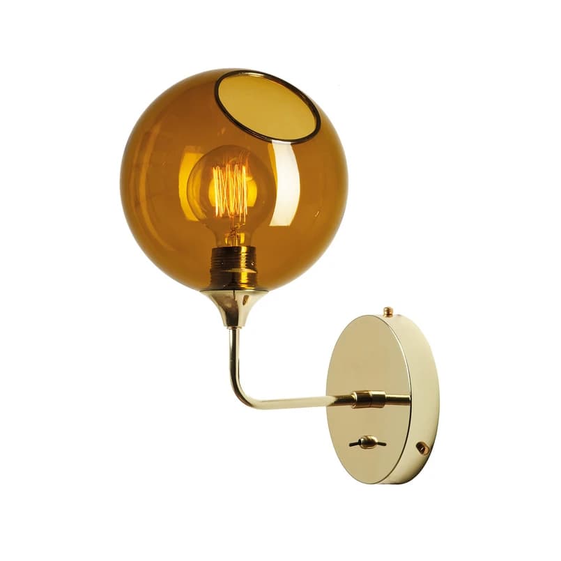 DESIGN BY US - Ballroom The Wall Seinävalaisin 37cm Amber – DESIGN BY US