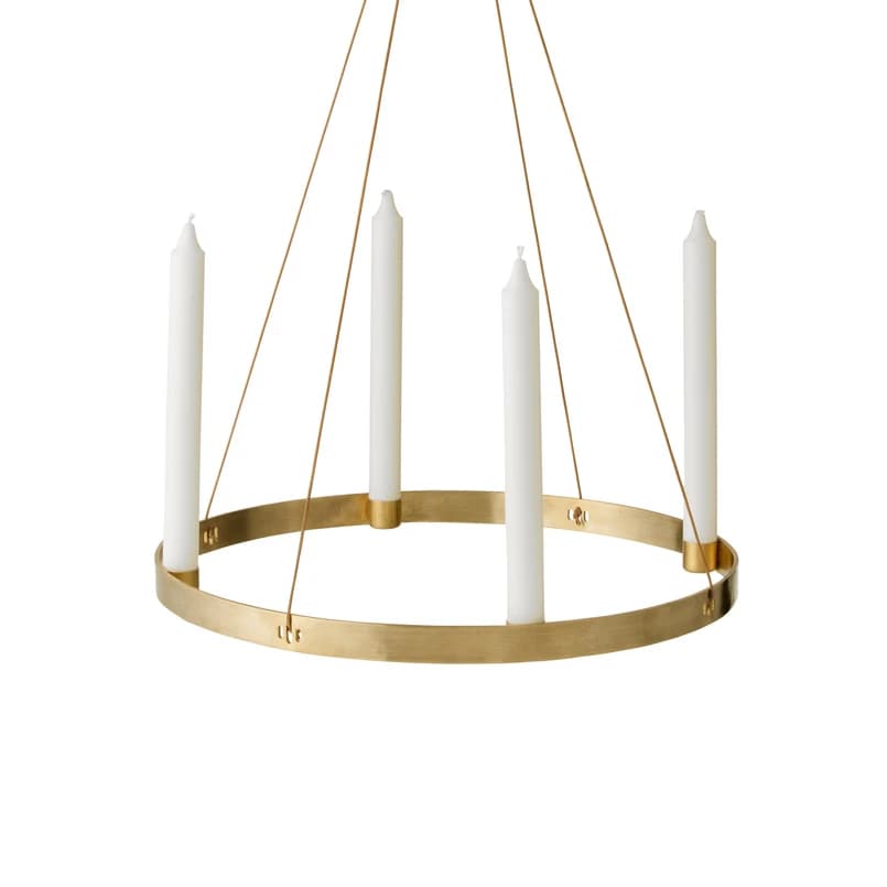 ferm LIVING - Circle Kynttilänjalka Large Brass – ferm LIVING