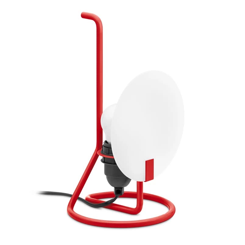 Stilnovo - Bugia LED-pöytävalaisin, punainen, korkeus 26,3 cm – Stilnovo
