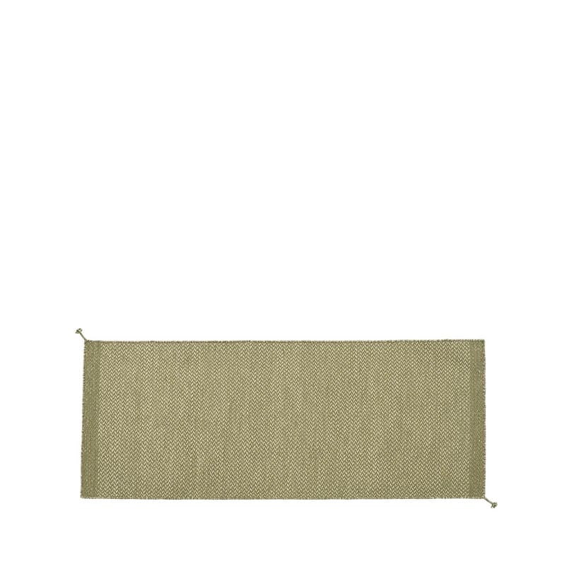 Muuto - Ply Matto rPET 200x80 Moss Vihreä – Muuto