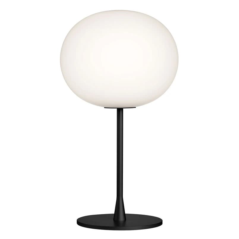 FLOS - Glo-Ball T1 Pöytävalaisin Matt Black/Opal – FLOS