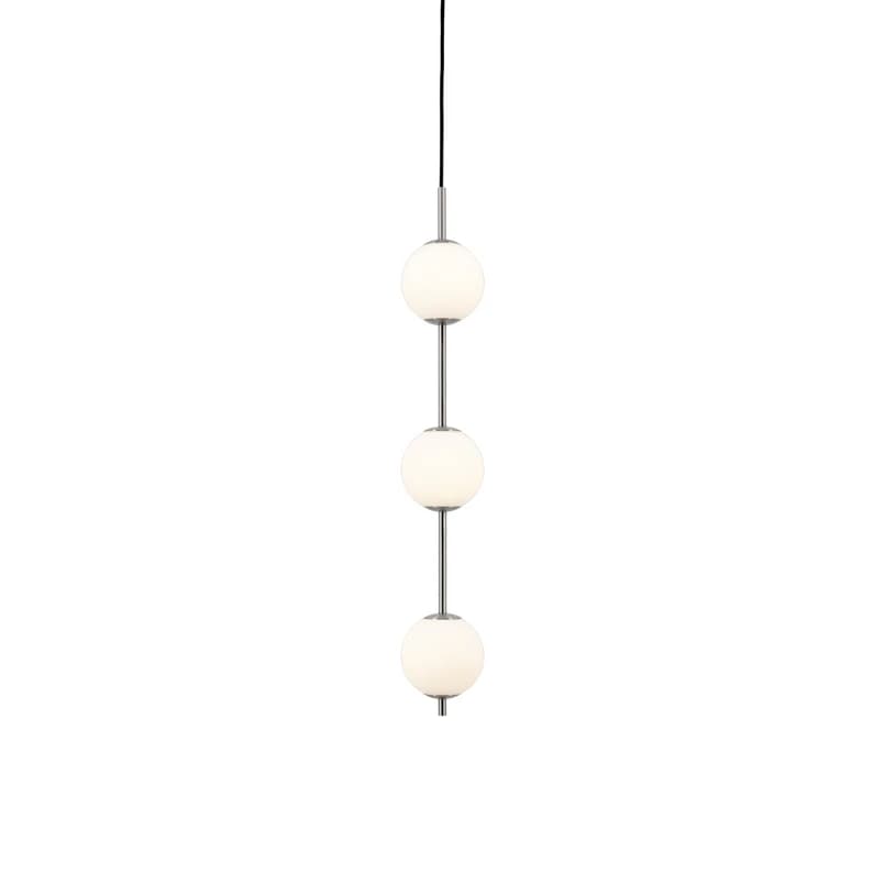 UMAGE - Audrey LED-riippuvalaisin, teräksenvärinen, 3-lamppuinen, Ø 12 cm – UMAGE