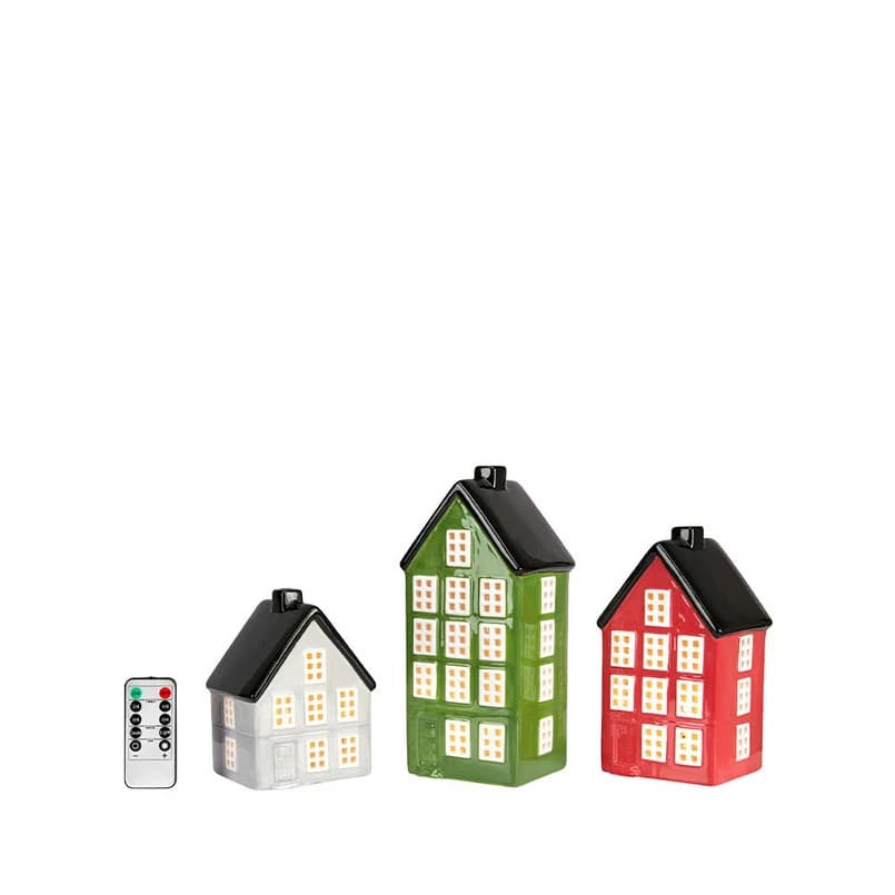 Markslöjd - Portree Decoration Pöytävalaisin 3 pcs. Multicolour – Markslöjd