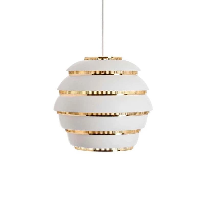 Artek - A331 Beehive Riippuvalaisin White/Brass – Artek