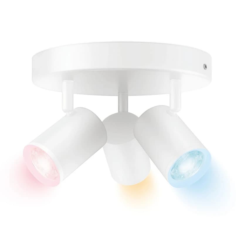 WiZ - Imageo 3 Kattovalaisin Round RGB White – WiZ