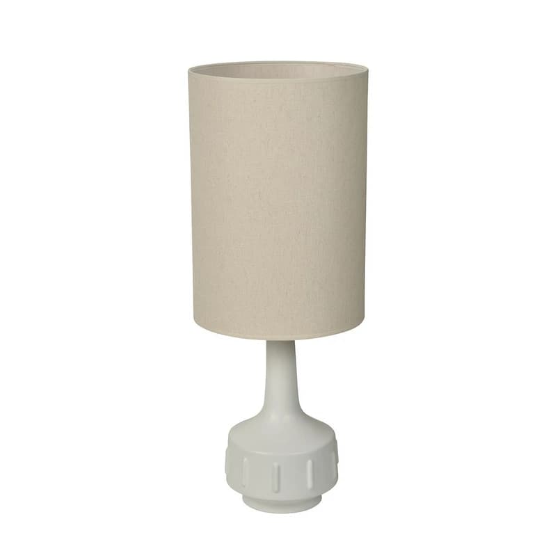 MARKET SET - Jimmy pöytälamppu, valkoinen/beige, korkeus 83 cm – MARKET SET