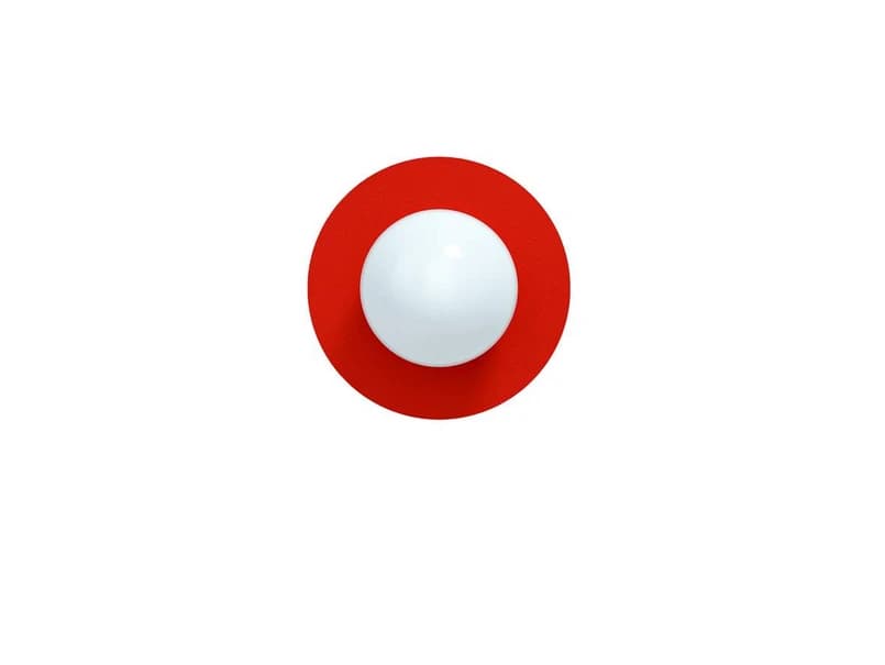 Swedish Ninja - Candy Little Circle 360 S seinävalaisin, punainen – Swedish Ninja
