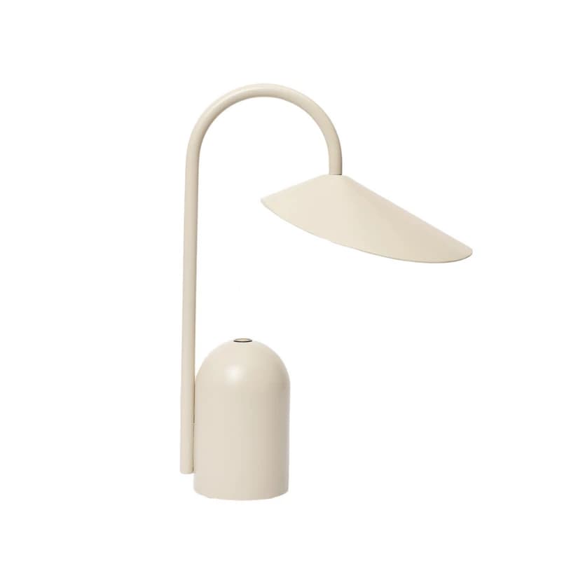 ferm LIVING - Arum Portable Pöytävalaisin IP44 Cashmere – ferm LIVING