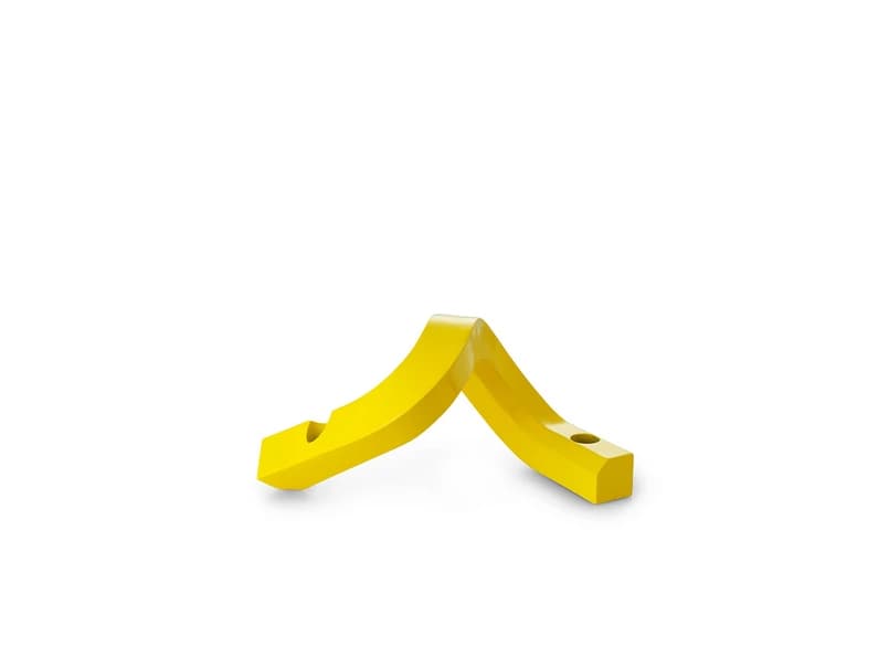 Normann Copenhagen - Crooked Kynttilänjalka Two Keltainen – Normann Copenhagen