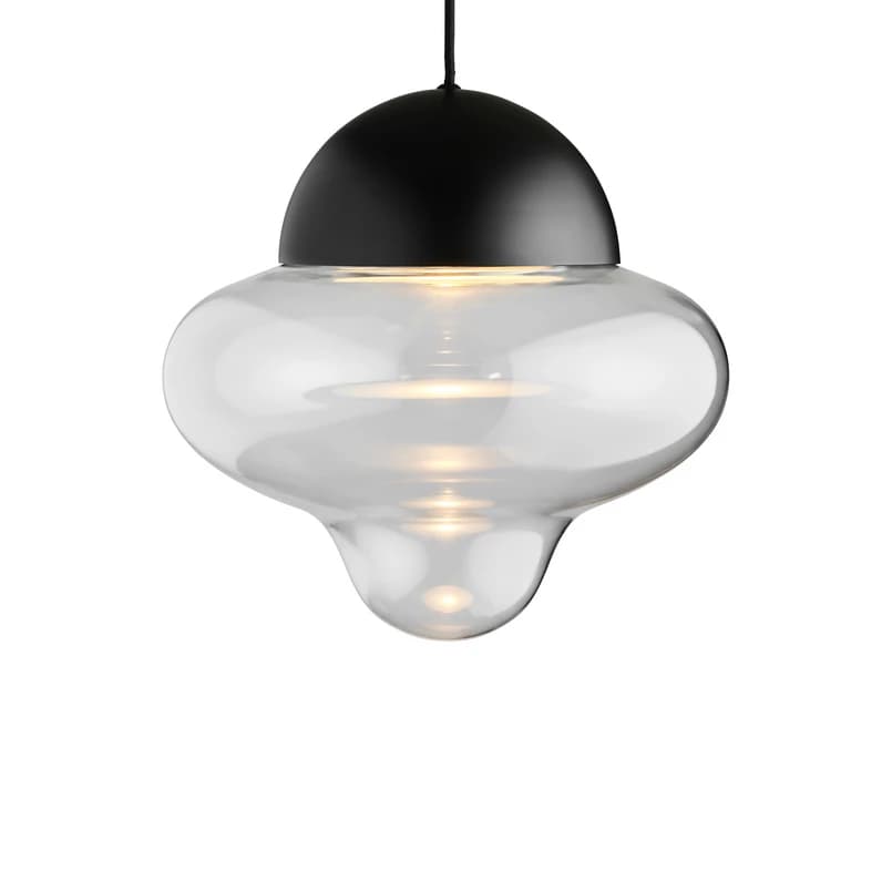 DESIGN BY US - Nutty XL riippuvalaisin Clear/Black – DESIGN BY US