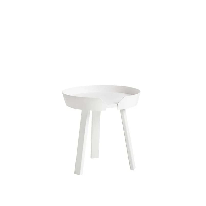 Muuto - Around Sivupöytä/Sohvapöytä Small White – Muuto