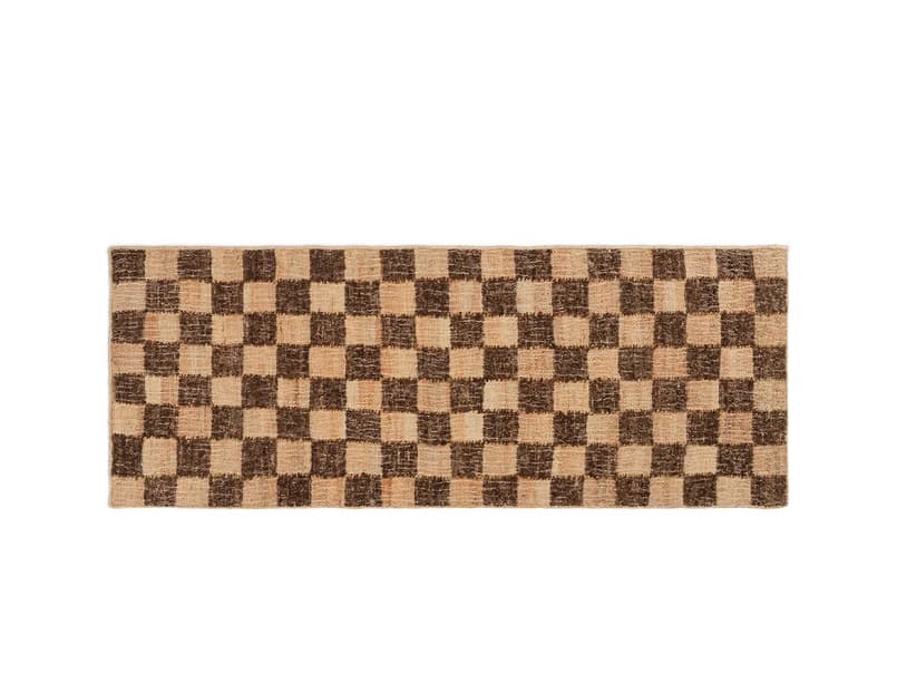 ferm LIVING - Check Wool Jute Runner 70x180 Coffee/Natural – ferm LIVING