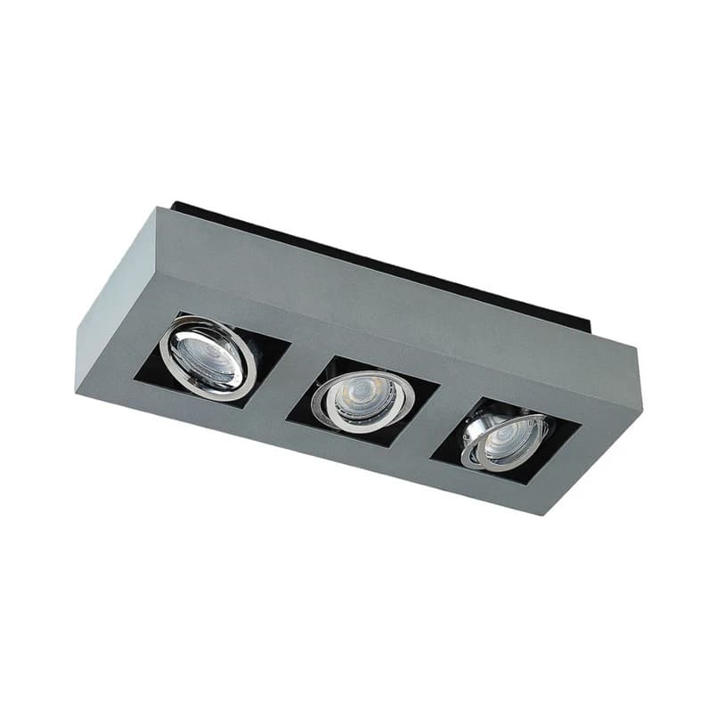Arcchio - Vince 3 Kattovalaisin Silvergrey – Arcchio