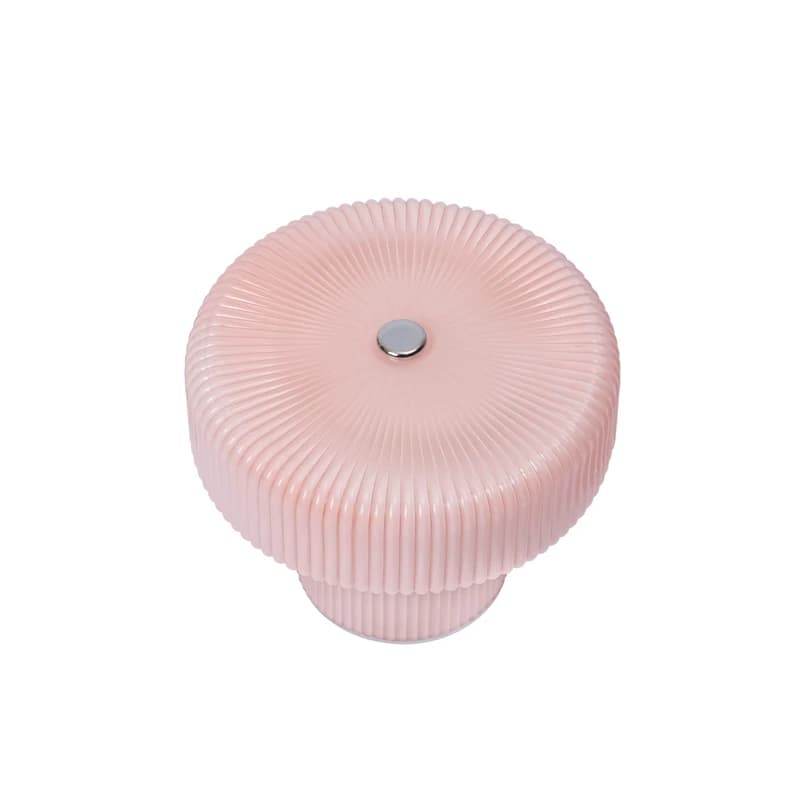 ferm LIVING - Ripple Portable pöytälamppu, ruusukulta, 10 cm, lasi – ferm LIVING