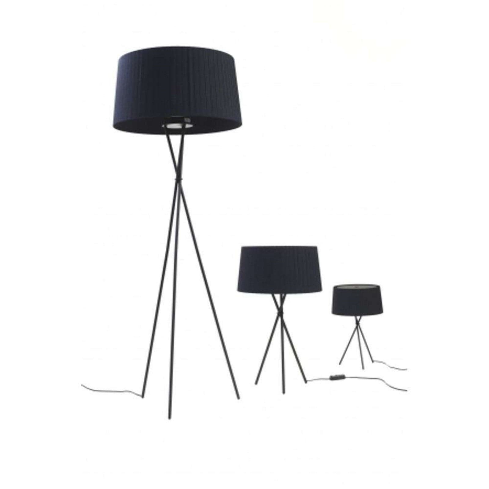 Trípode G6 Pöytävalaisin Black/Black Ribbon Santa & Cole - Olohuone - Metalli – Santa & Cole
