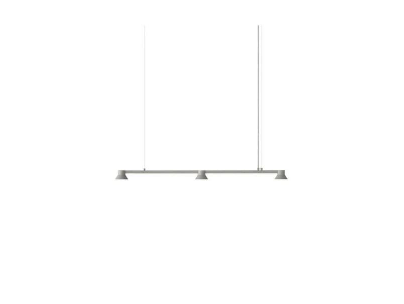 Normann Copenhagen - Hat Linear LED-riippuvalo, 115 cm, harmaa – Normann Copenhagen