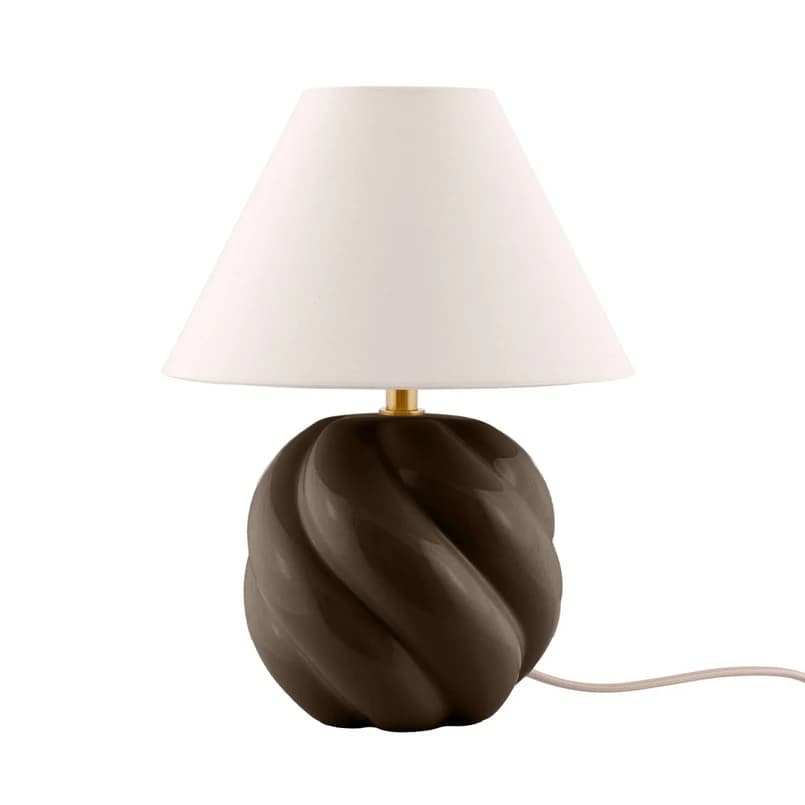 Globen Lighting - DAHLIA pöytälamppu, beige/ruskea, korkeus 31 cm – Globen Lighting