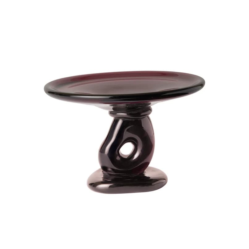 ferm LIVING - Damo-kulho, tummanvioletti, lasi, Ø 21 cm – ferm LIVING