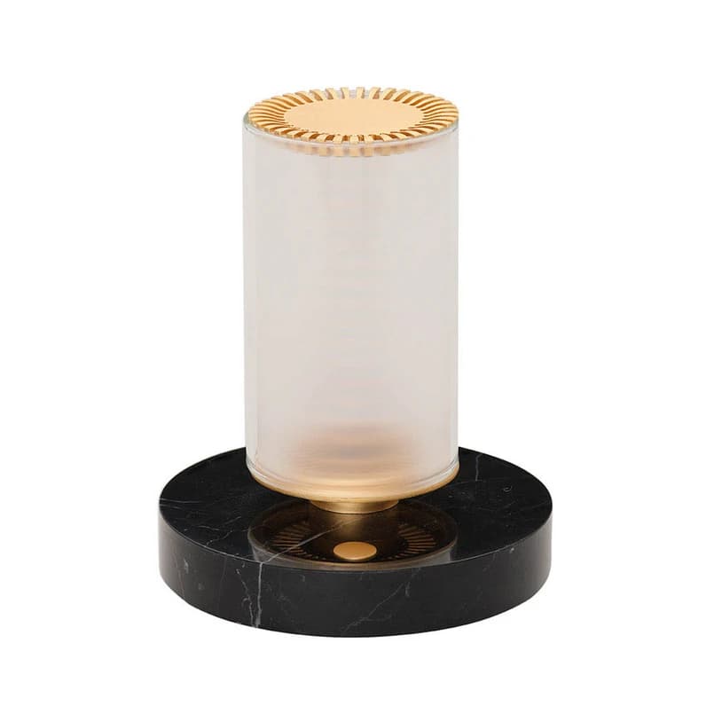 DCW - La Lampe Frechin kannettava pöytävalaisin, kulta/musta – DCW