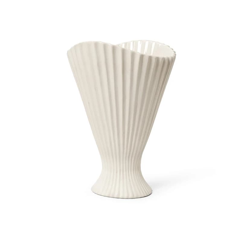ferm LIVING - Fountain Vase Large Off-White – ferm LIVING