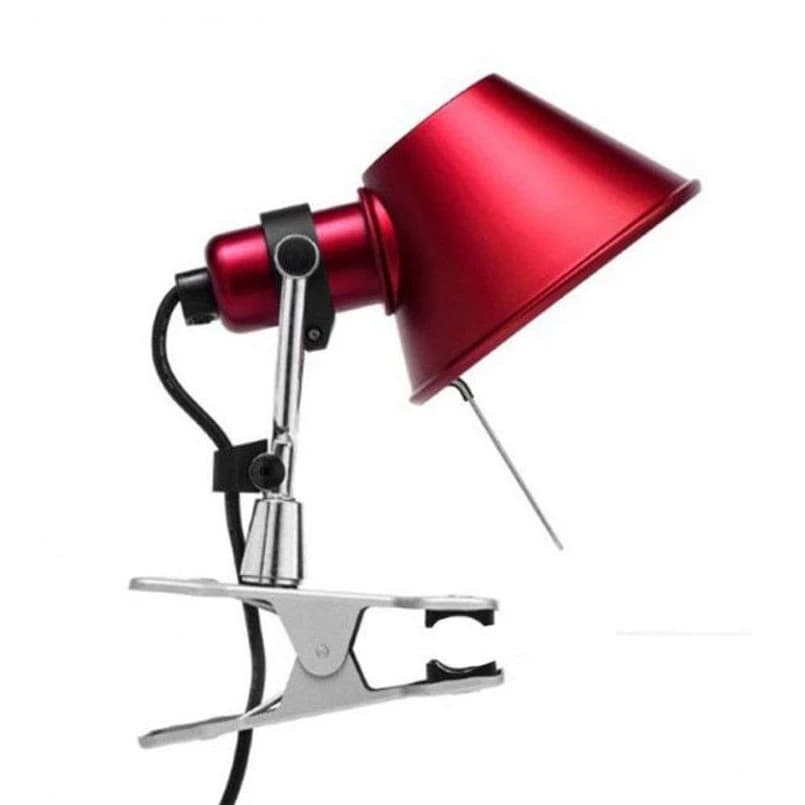 Artemide - Tolomeo Micro Pinza Klipsivalaisin Punainen – Artemide