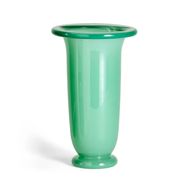 HAY - Empire Vase Large Vihreä/Tumma Vihreä – HAY