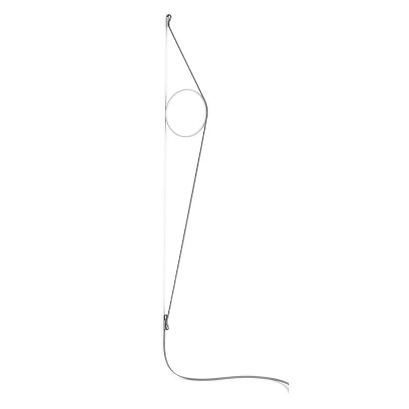 FLOS - Wirering Seinävalaisin Harmaa/Valkoinen – FLOS