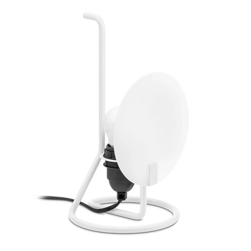 Stilnovo - Bugia LED-pöytävalaisin, valkoinen, korkeus 26,3 cm – Stilnovo