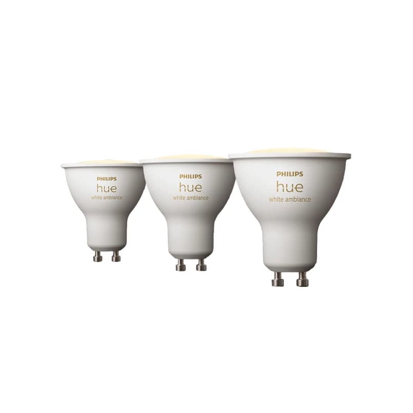 Philips Hue - White Ambiance GU10 4,2 W heijastin, 3 kpl – Philips Hue