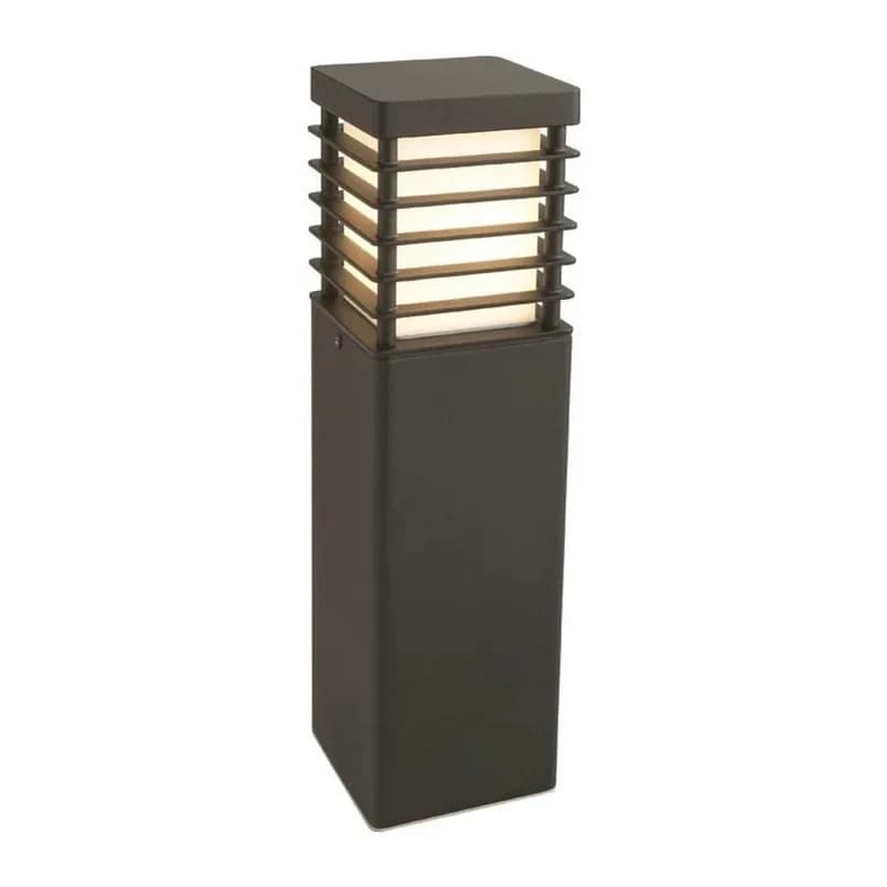 Norlys - Halmstad LED-pollarilamppu 49 cm, maakiinnike, musta, 8,5 W – – Norlys
