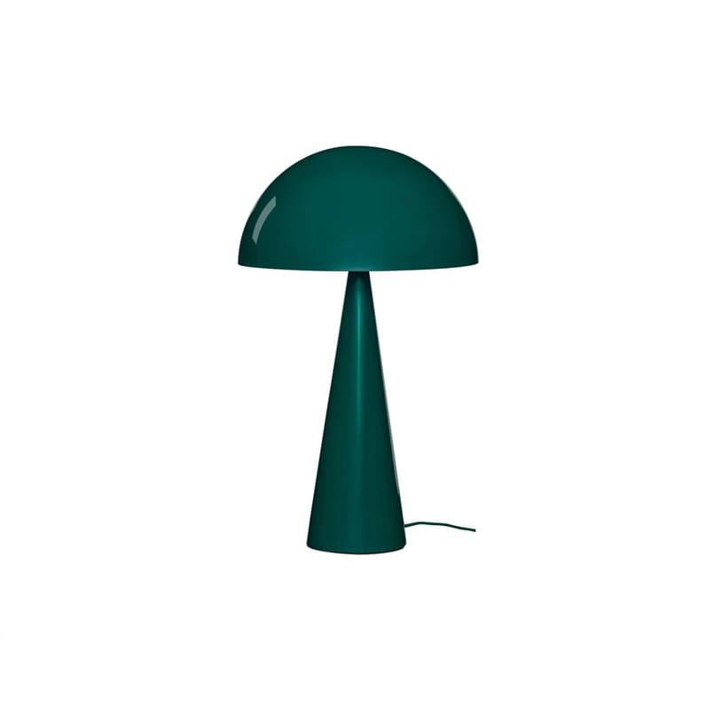 Hübsch - Mush pöytävalaisin, tummanvihreä, metalli, korkeus 50 cm – Hübsch