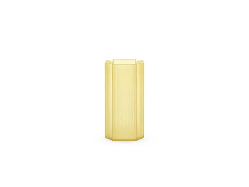 Kartell - Okra Vase Tall Yellow – Kartell