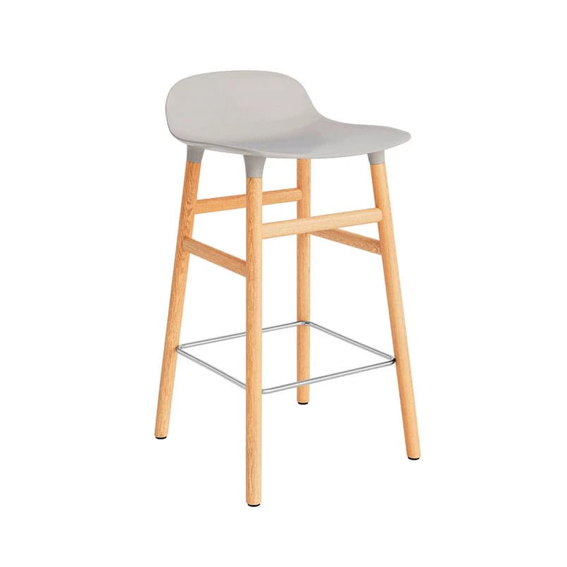Normann Copenhagen - Form baarituoli H65 Oak/Warm Grey – Normann Copenhagen