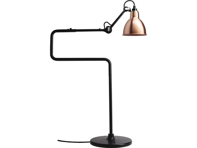 Lampe Gras - 317 Pöytävalaisin Musta/Kupari – Lampe Gras