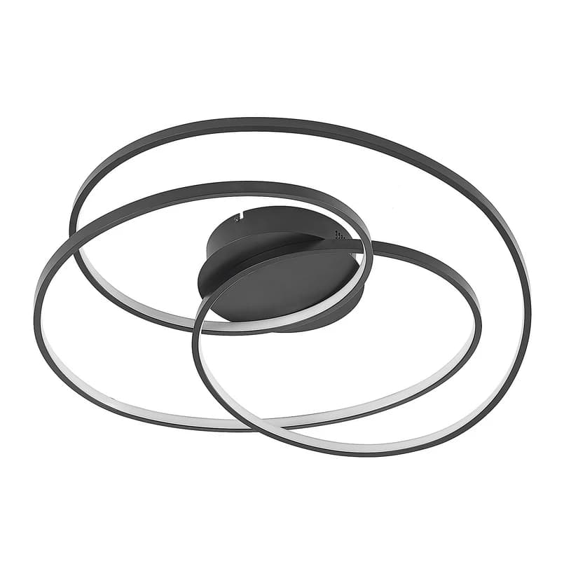 Lindby - Kateryna LED Kattovalaisin Ø60 Black – Lindby