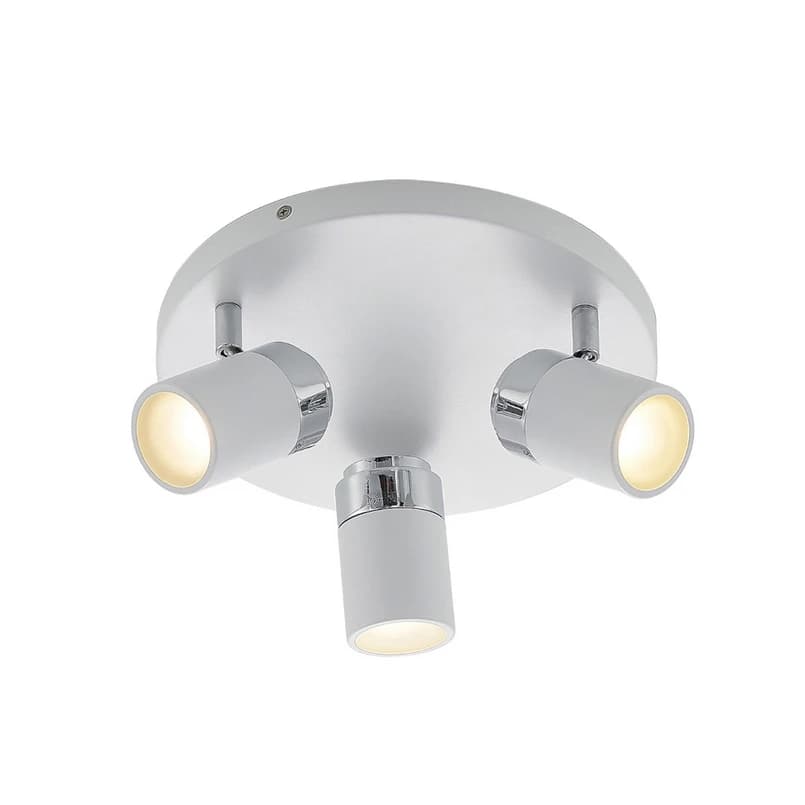 Lindby - Kardo 3 Kattovalaisin White/Chrome – Lindby