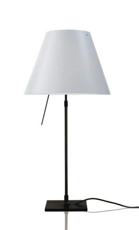 Luceplan - Costanza Pöytävalaisin w/Himmennin Musta/White – Luceplan