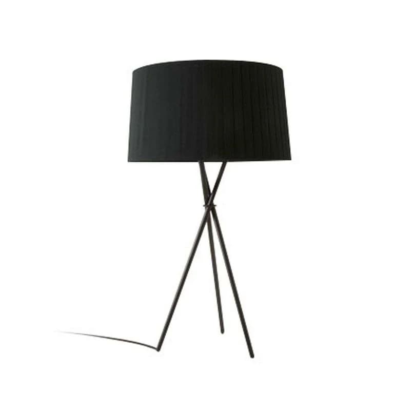 Santa & Cole - Trípode G6 Pöytävalaisin Black/Black Ribbon – Santa & Cole