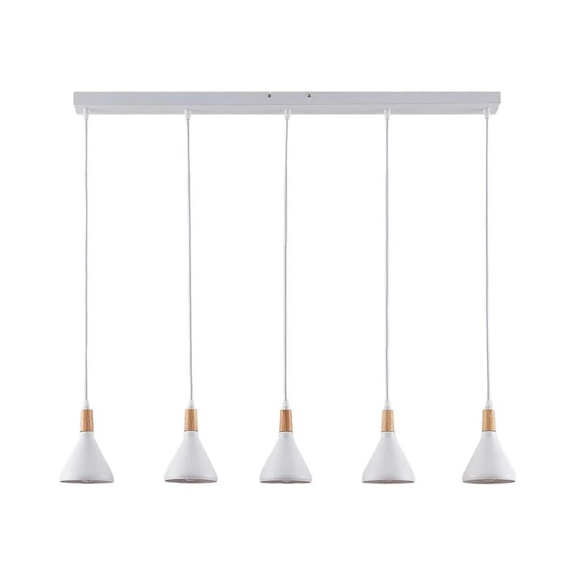 Lindby - Arina Riippuvalaisin White/Wood – Lindby