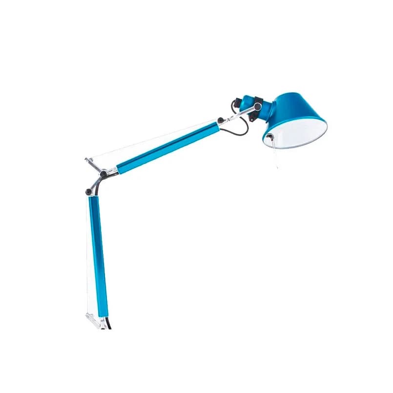 Artemide - Tolomeo Micro Pöytävalaisin w/Kiinnike Sininen – Artemide