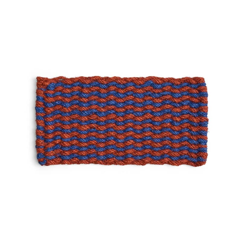 HAY - Coco Stripe Wave Ovimatto Ruskea/Navy – HAY