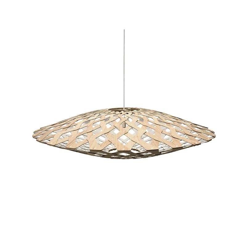 david trubridge - Flax Riippuvalaisin Ø110 1 Sivu Valkoinen – david trubridge