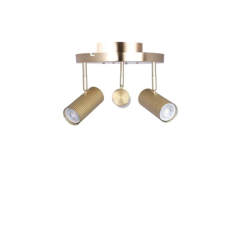 Globen Lighting - Hubble 3 Kattovalaisin Messinki – Globen Lighting