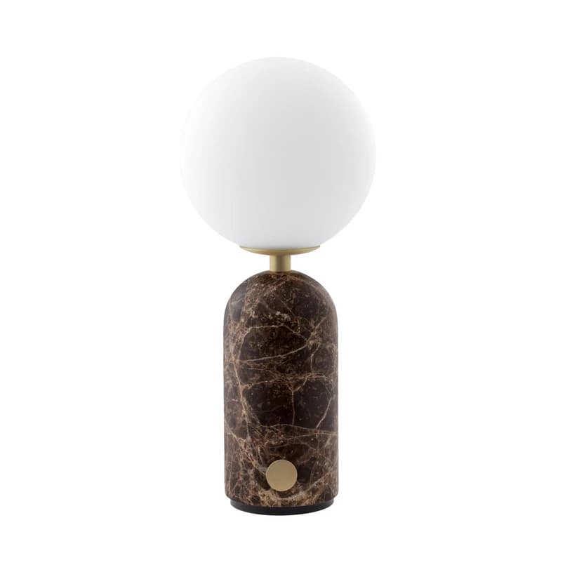 Globen Lighting - Torrano PORTABLE pöytälamppu, marmori ruskea – Globen Lighting