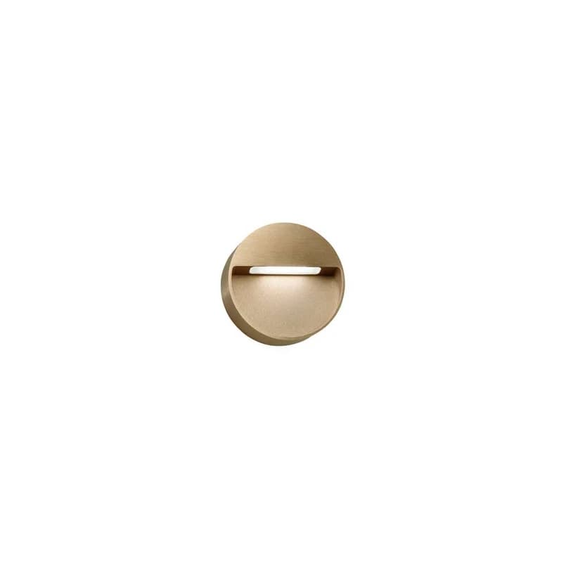 LIGHT-POINT - Serious 1 seinävalaisin IP54 2700K messinki – LIGHT-POINT