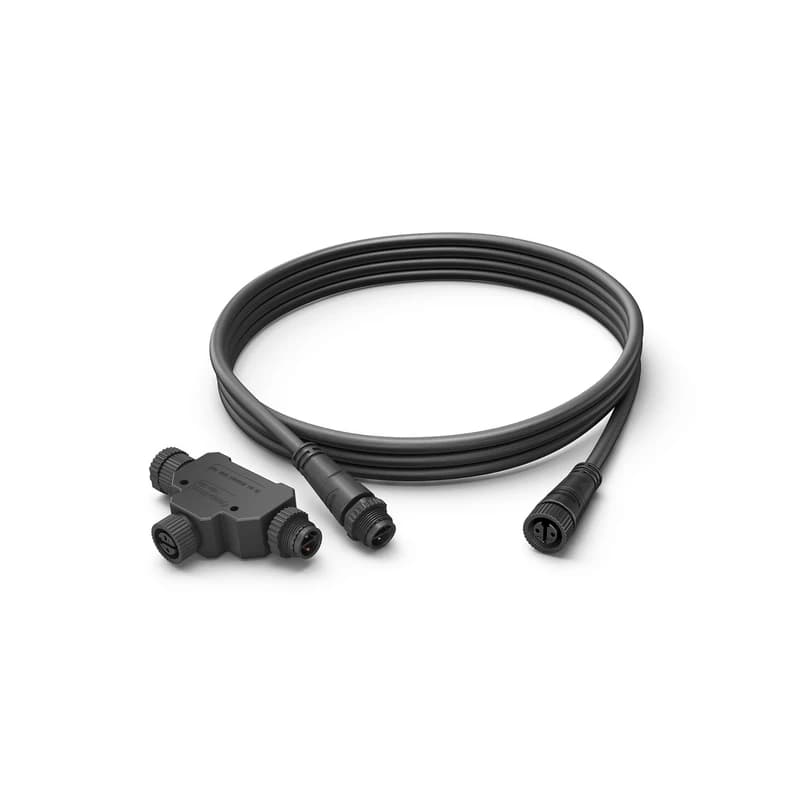 Philips Hue - LV Cable 2,5M + T-part Hue Outdoor IP67 – Philips Hue