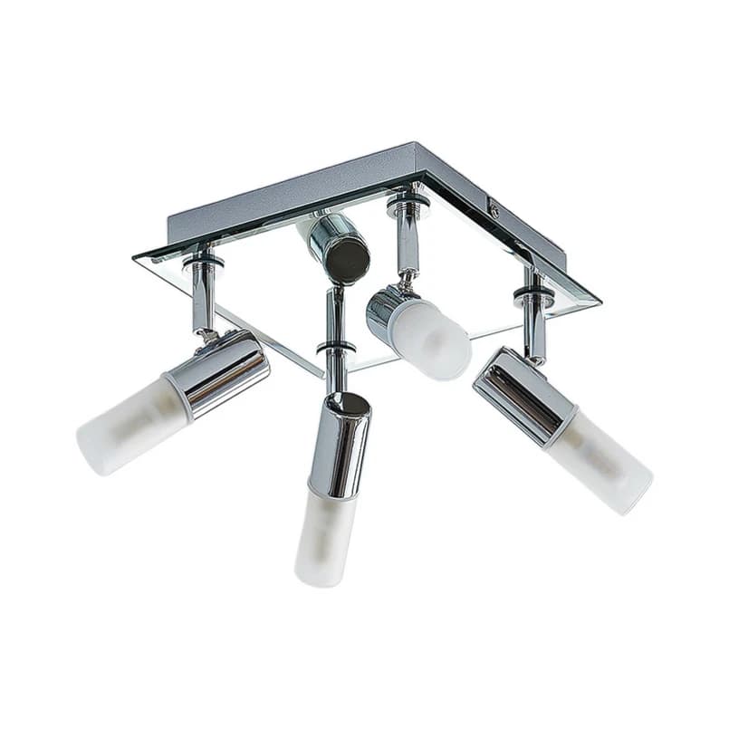 Lindby - Zela 4 Kattovalaisin Chrome/White – Lindby